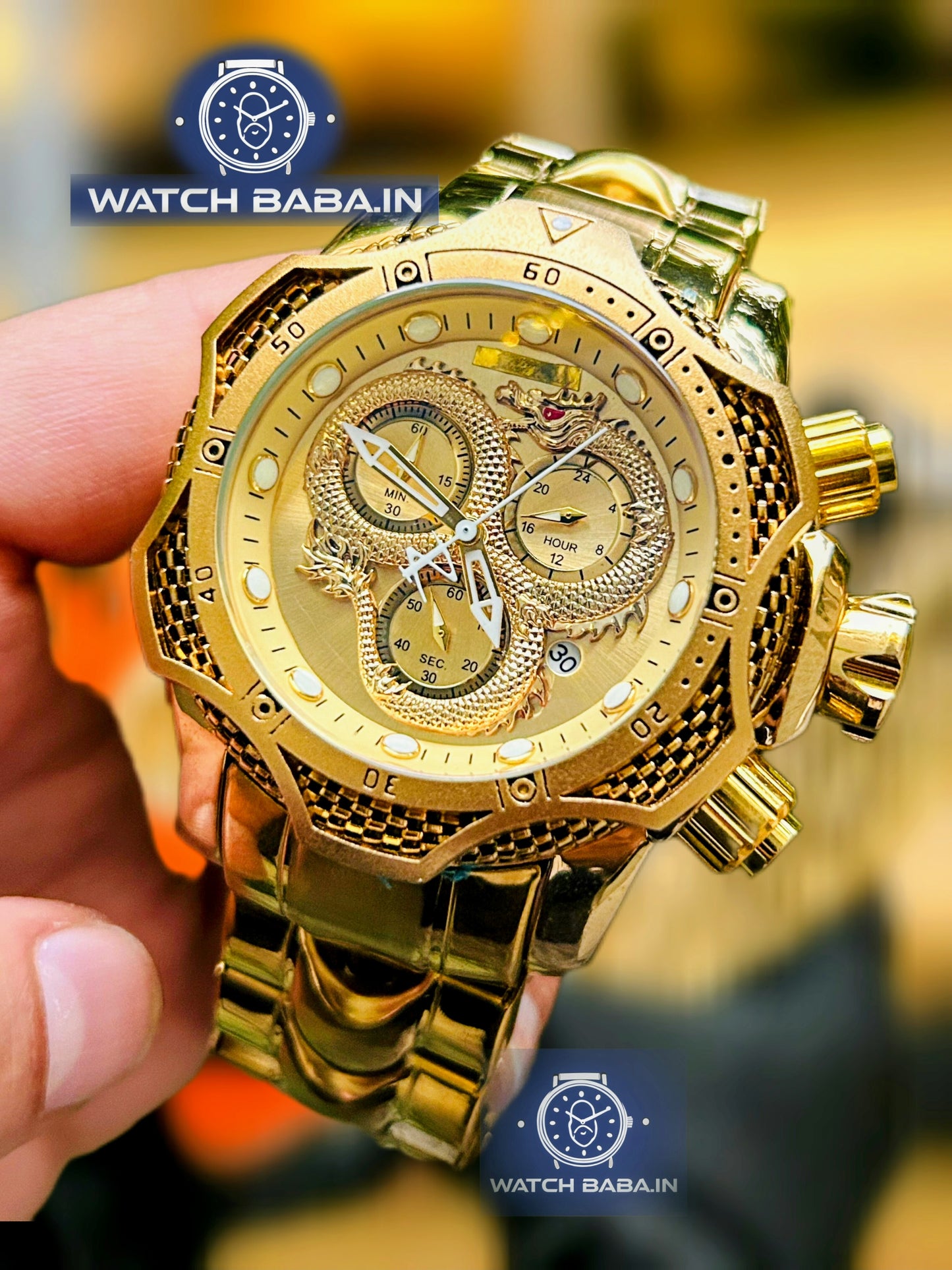 Golden Dragon Watch Dubai Imported