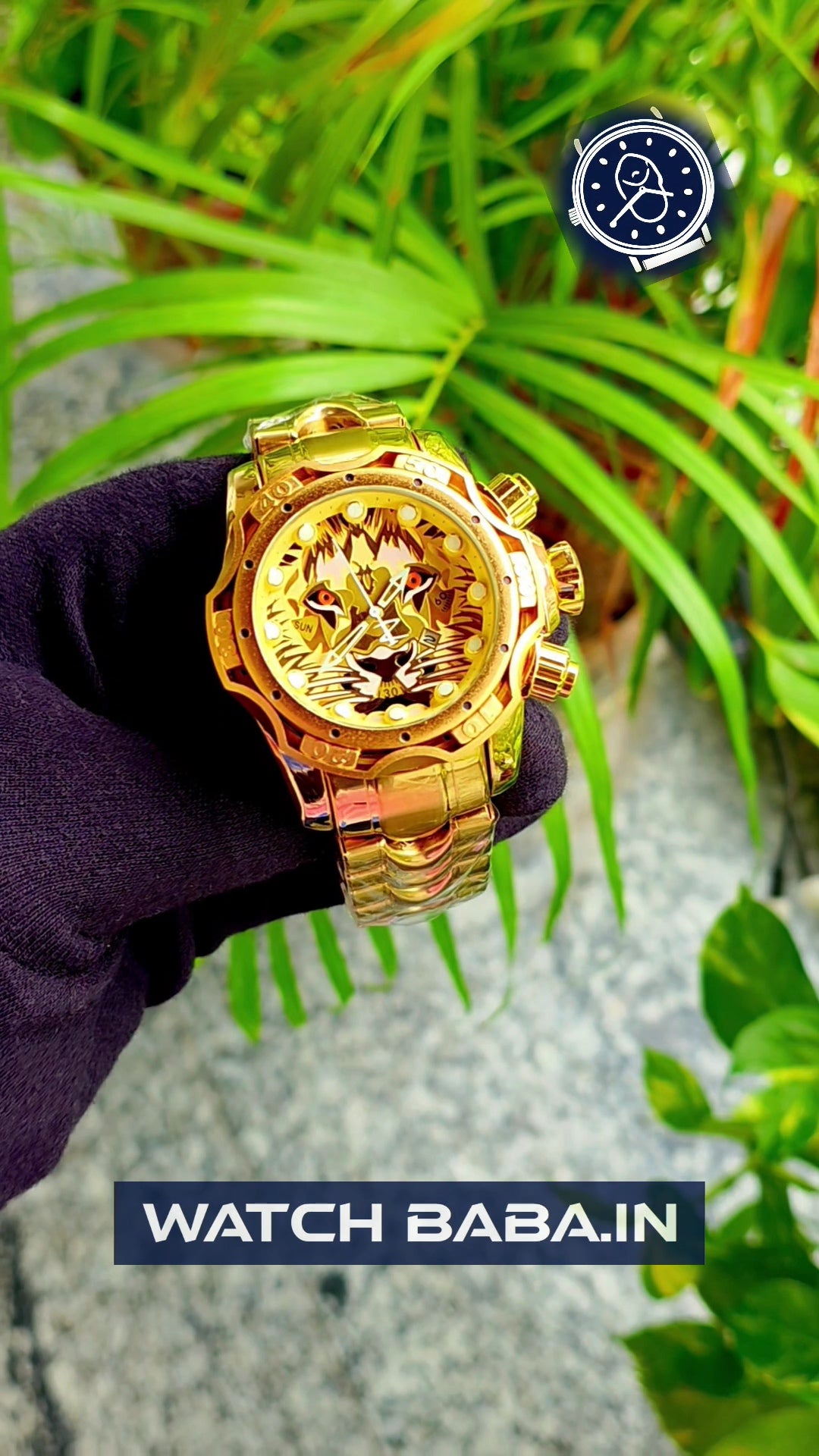 Watch Baba Golden Lion Watch
