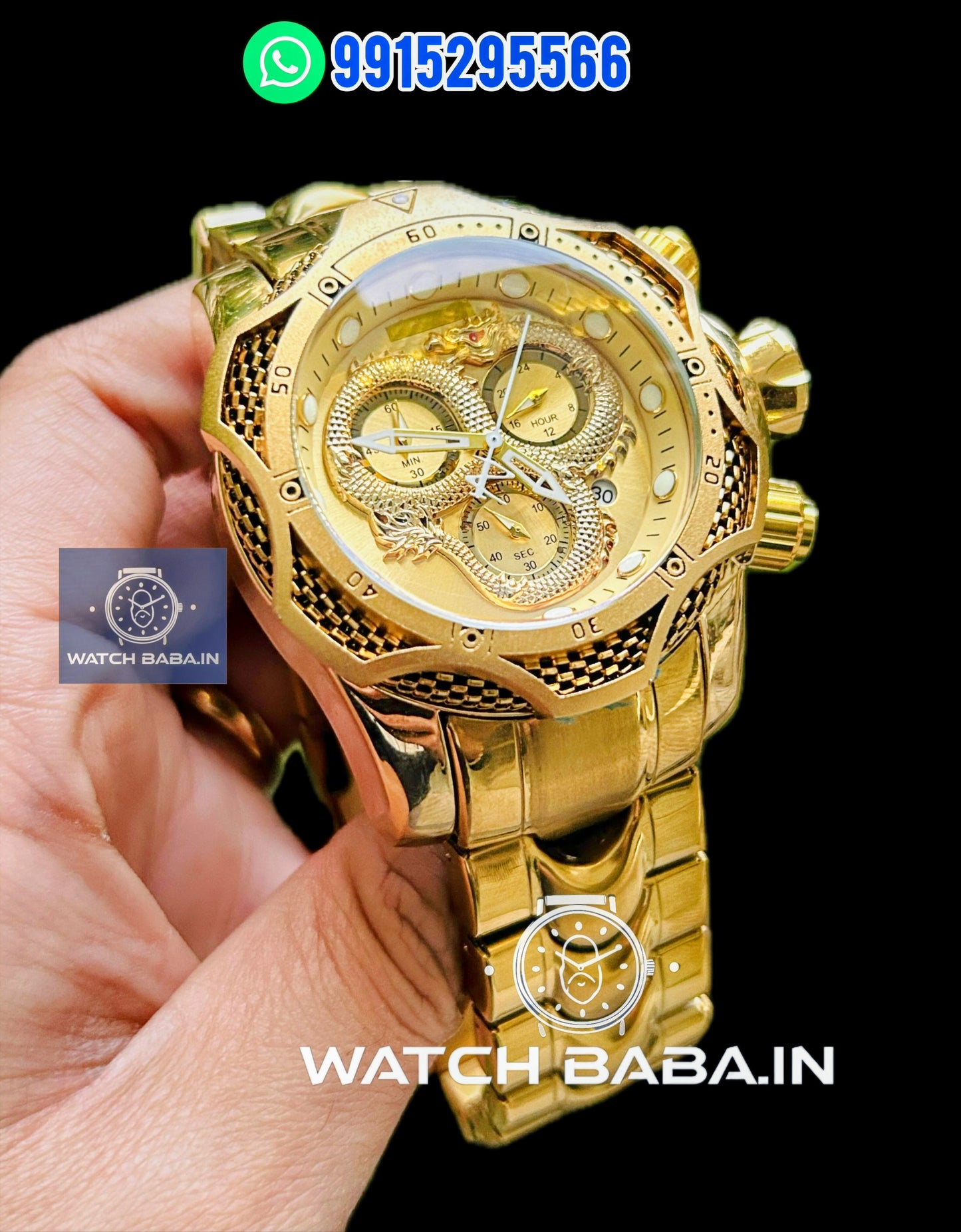 Golden Dragon Watch Dubai Imported