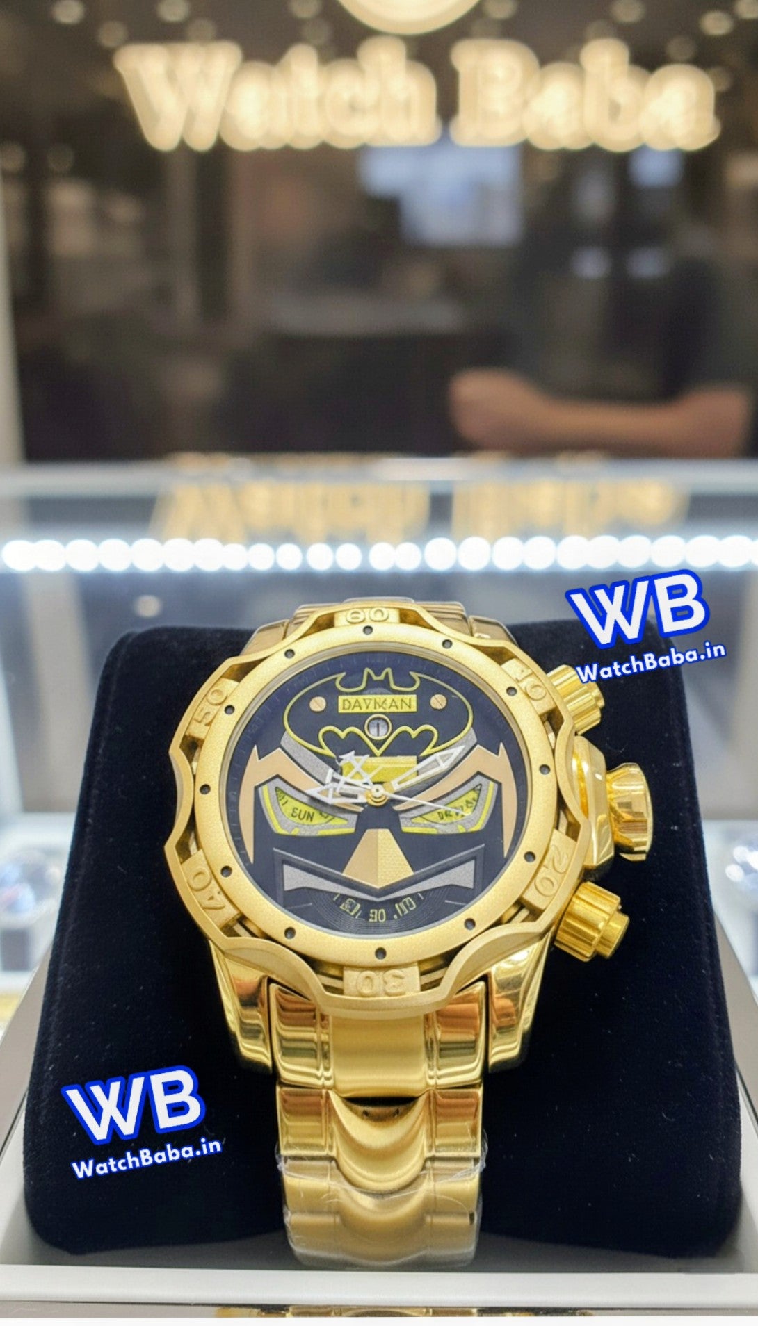 Watch Baba Batman Gold Watch