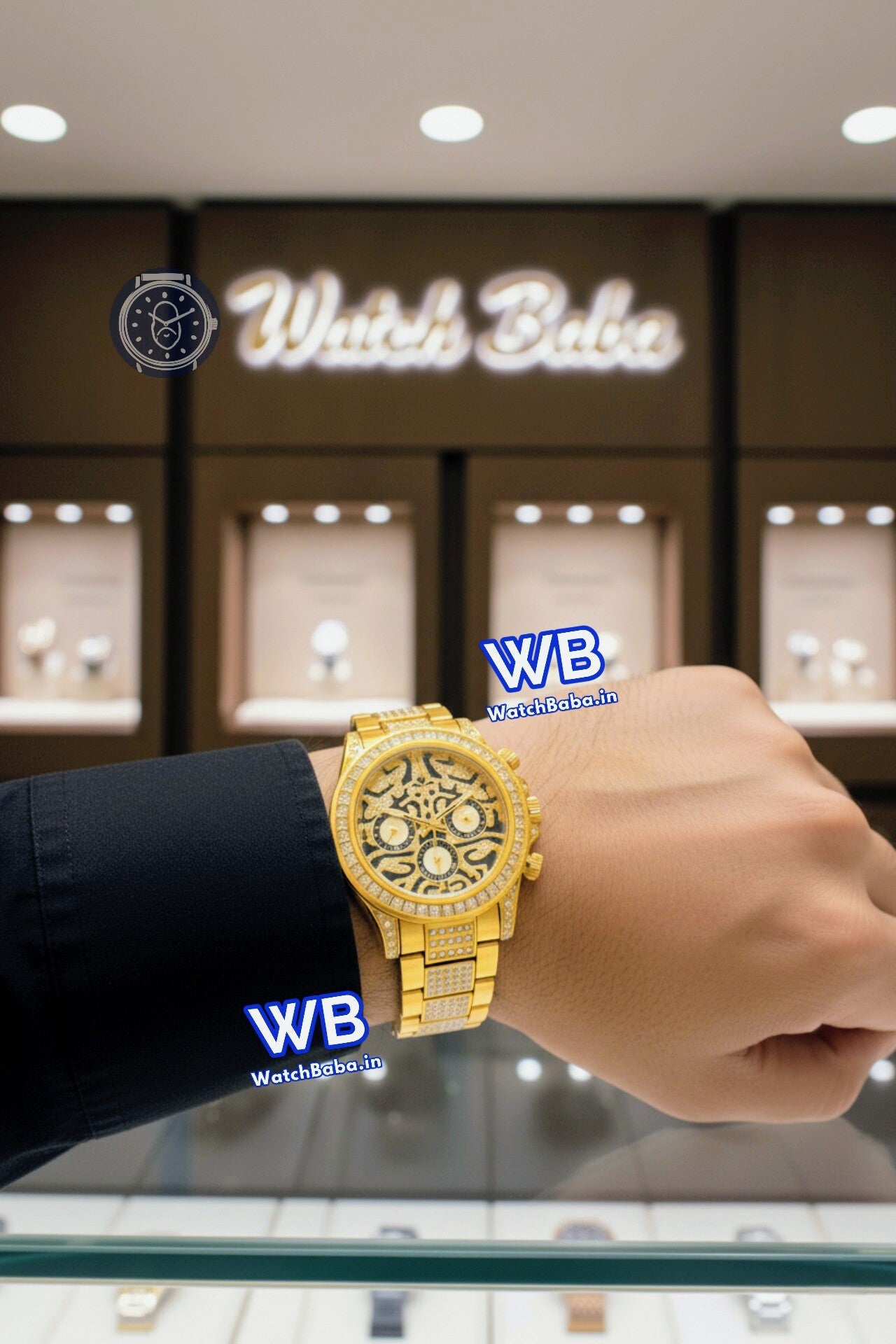 Watch Baba Tiger Eye Diamond Watch