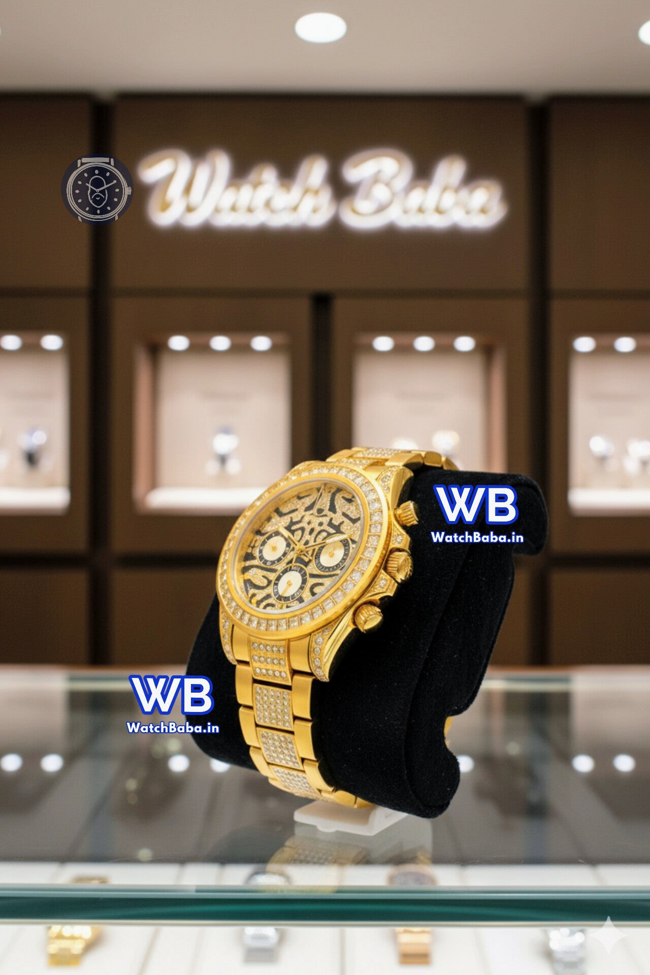 Watch Baba Tiger Eye Diamond Watch