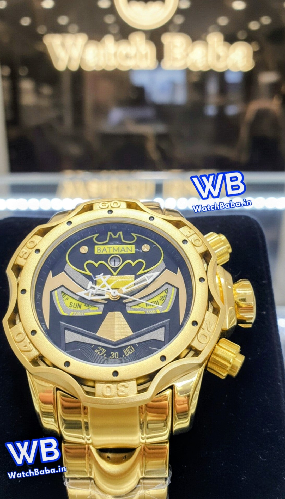 Watch Baba Batman Gold Watch
