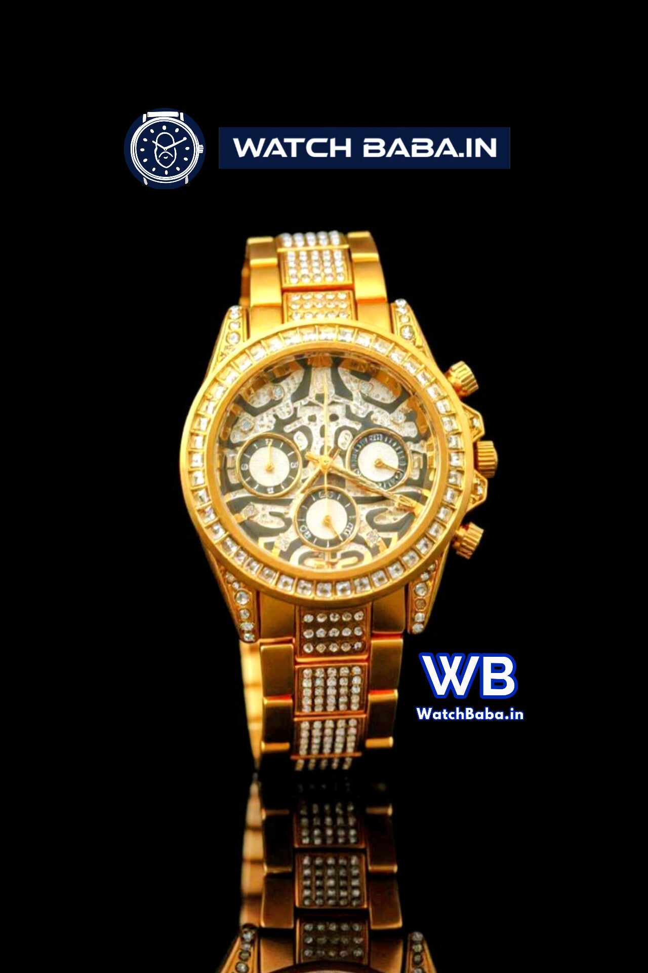 Watch Baba Tiger Eye Diamond Watch
