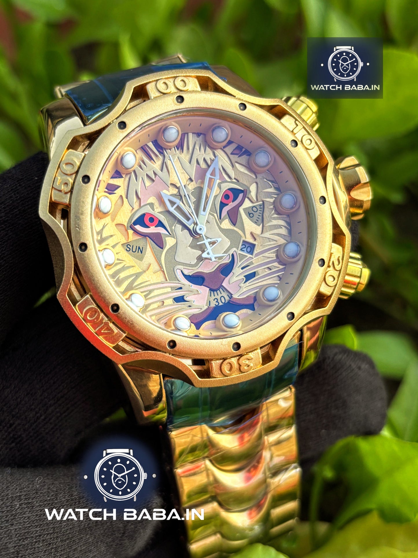 Watch Baba Golden Lion Watch