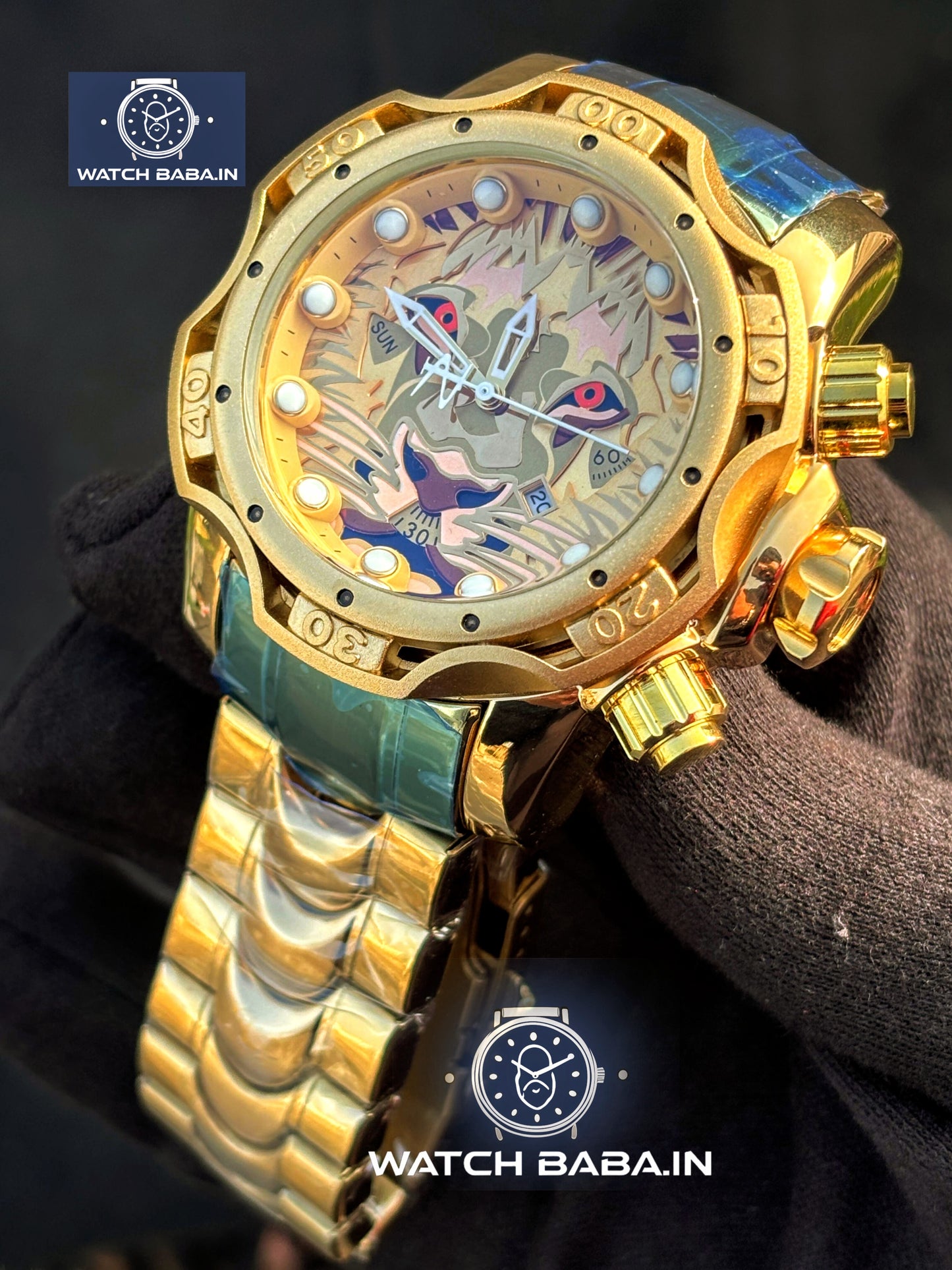 Watch Baba Golden Lion Watch