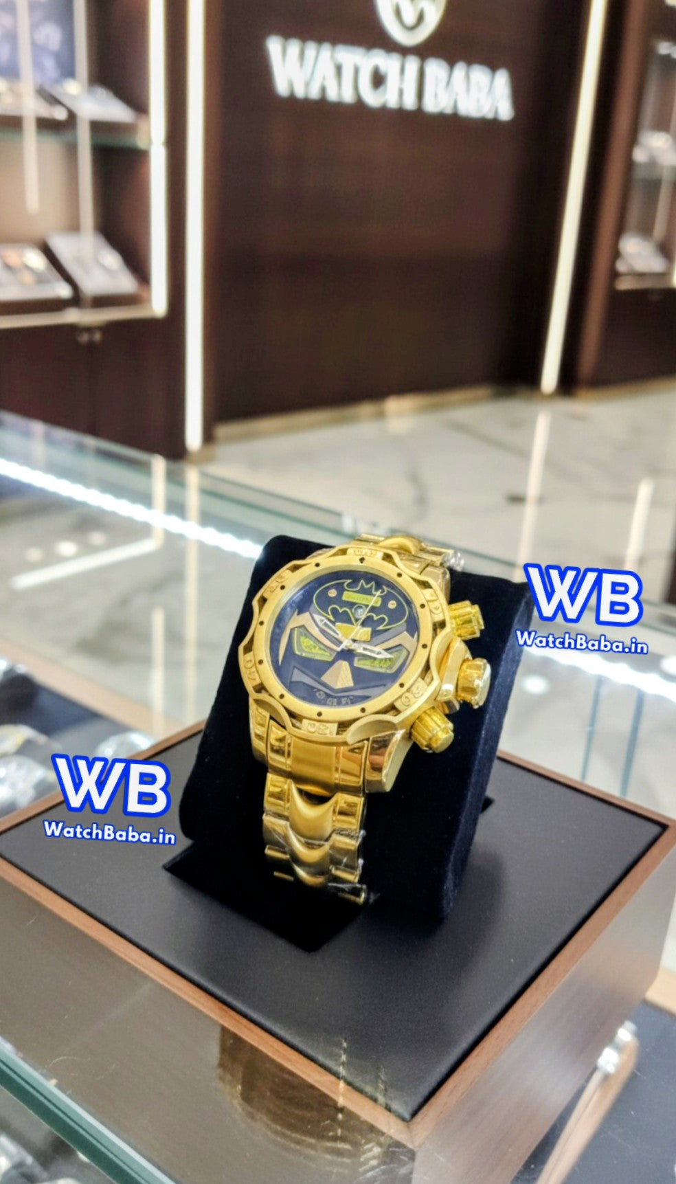 Watch Baba Batman Gold Watch