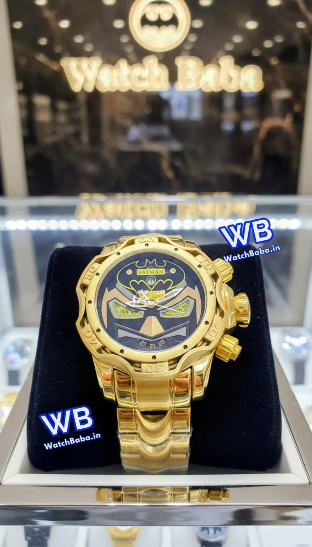 Watch Baba Batman Gold Watch