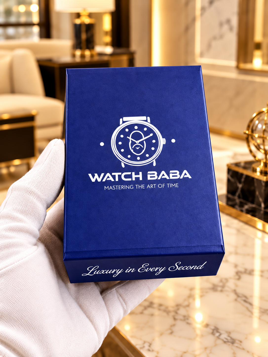 Watch Baba Gold D-Swiss Watch Dubai Imported With Compass