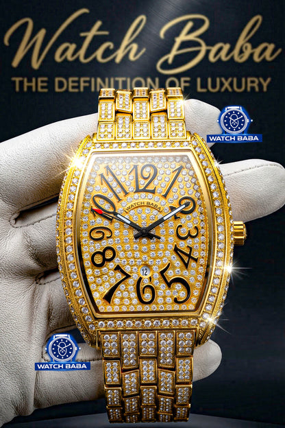 Watch Baba Luxury Diamond Watch Dubai Imported