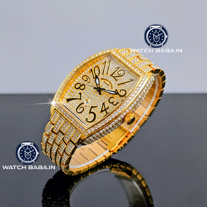 Watch Baba Luxury Diamond Watch Dubai Imported