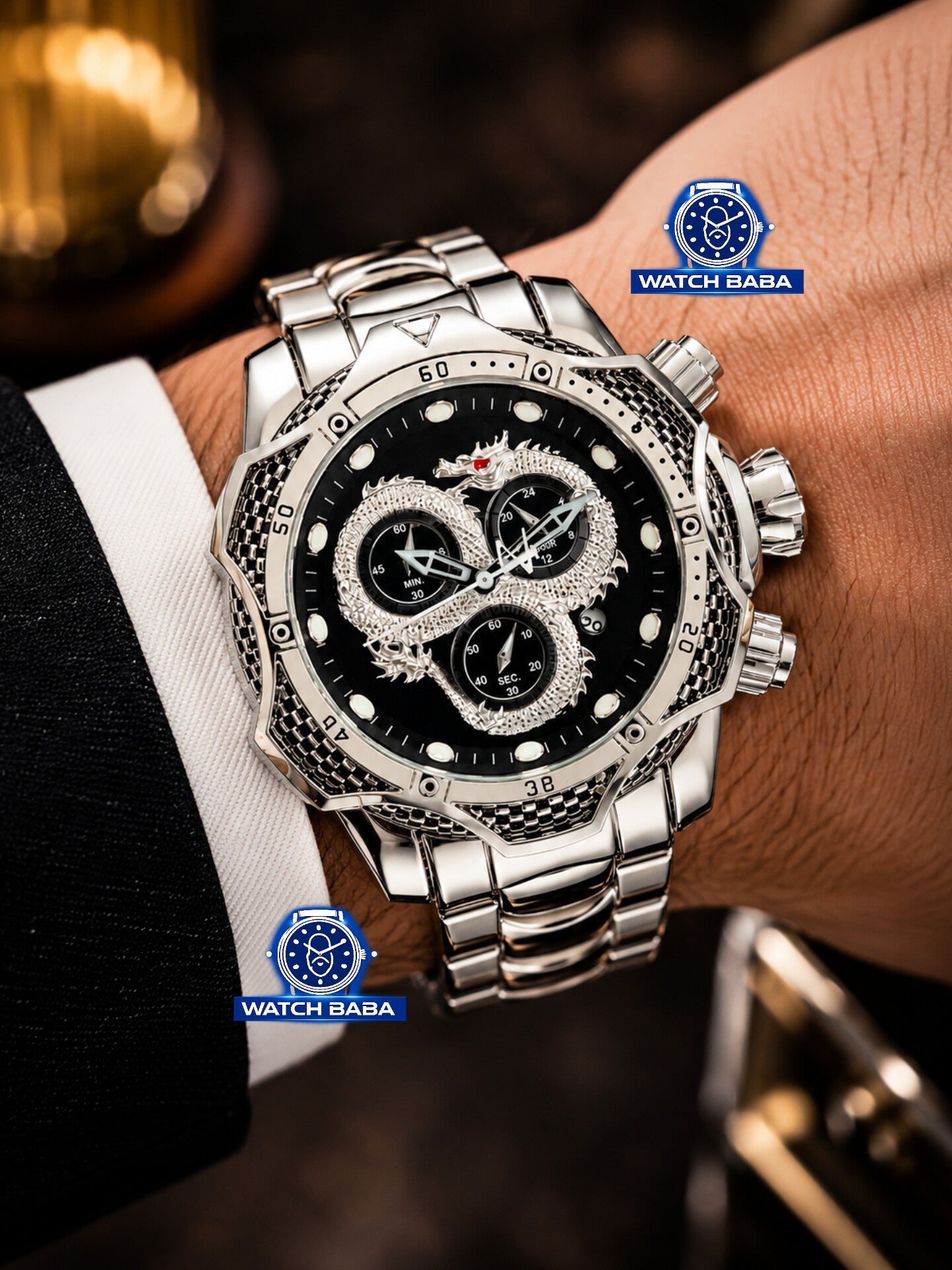 Dragon Watch Silver Edition (Dubai Imported)