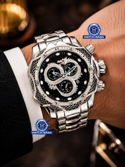 Dragon Watch Silver Edition (Dubai Imported)