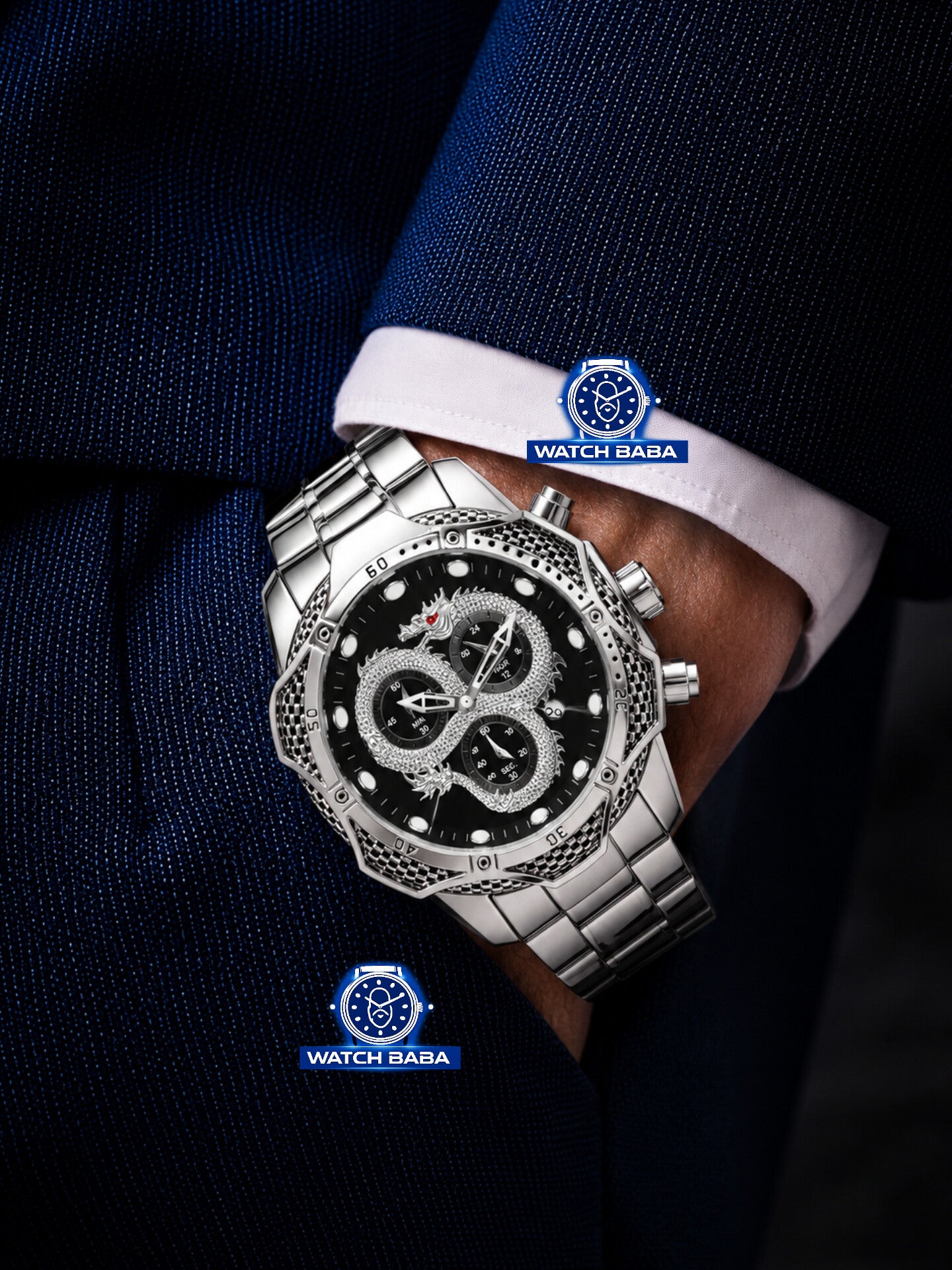 Dragon Watch Silver Edition (Dubai Imported)