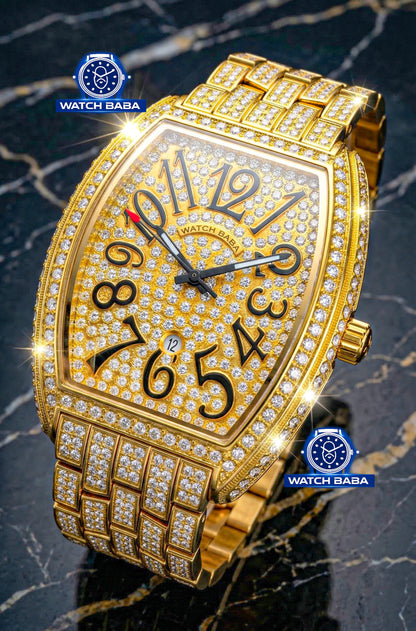 Watch Baba Luxury Diamond Watch Dubai Imported