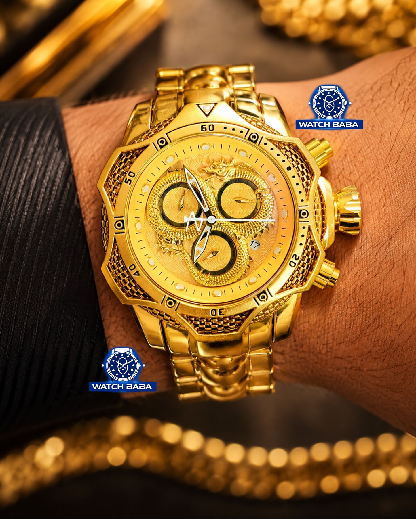 Golden Dragon Watch Dubai Imported