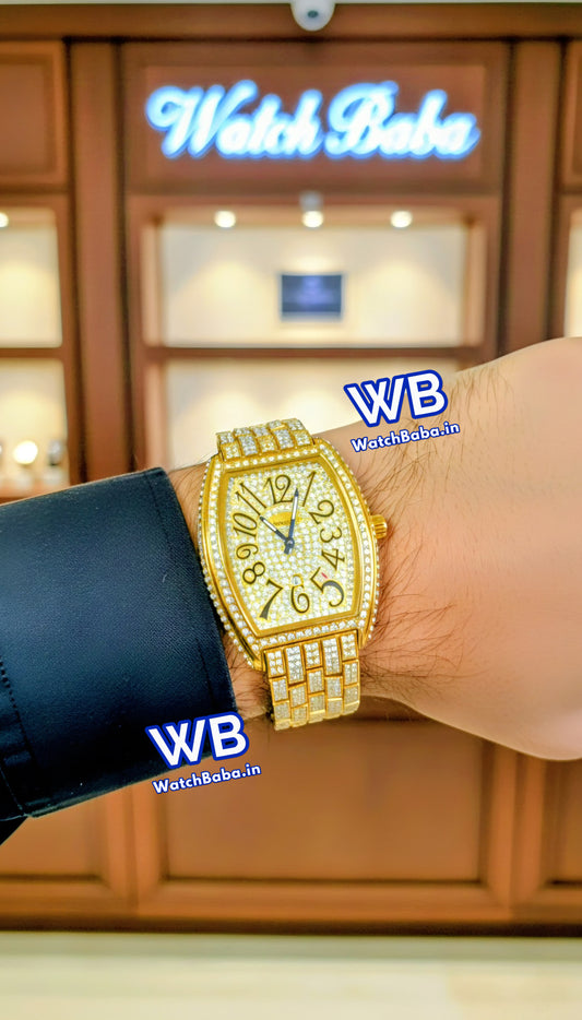 Watch Baba Luxury Diamond Watch Dubai Imported