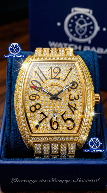 Watch Baba Luxury Diamond Watch Dubai Imported