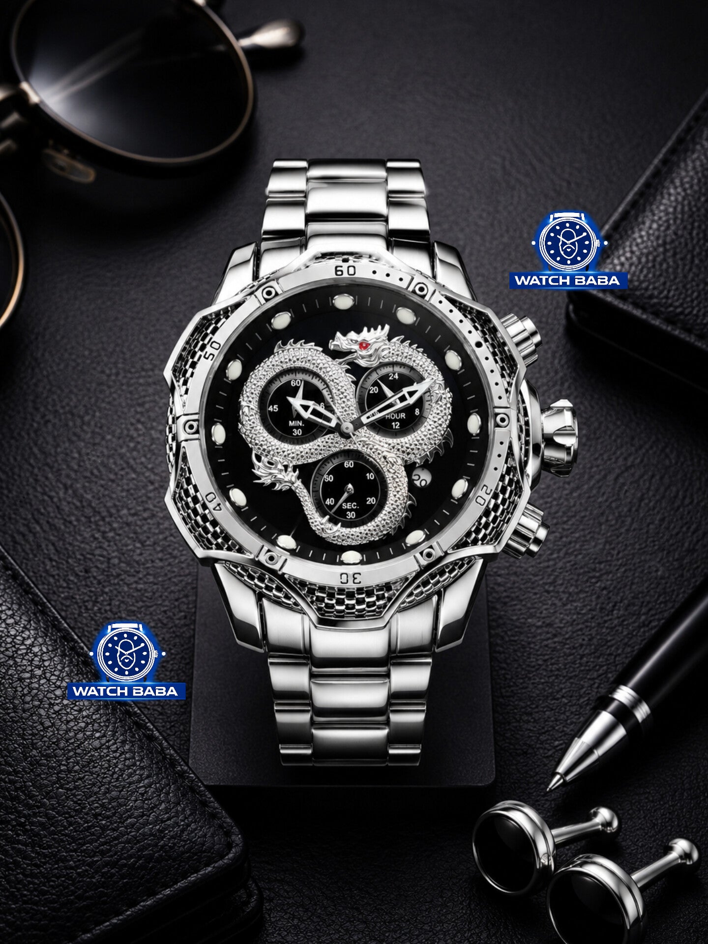 Dragon Watch Silver Edition (Dubai Imported)