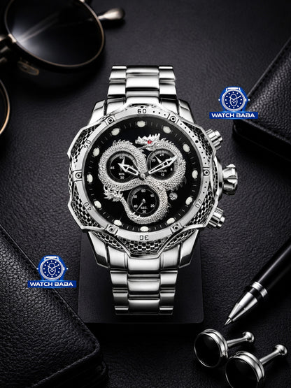 Dragon Watch Silver Edition (Dubai Imported)