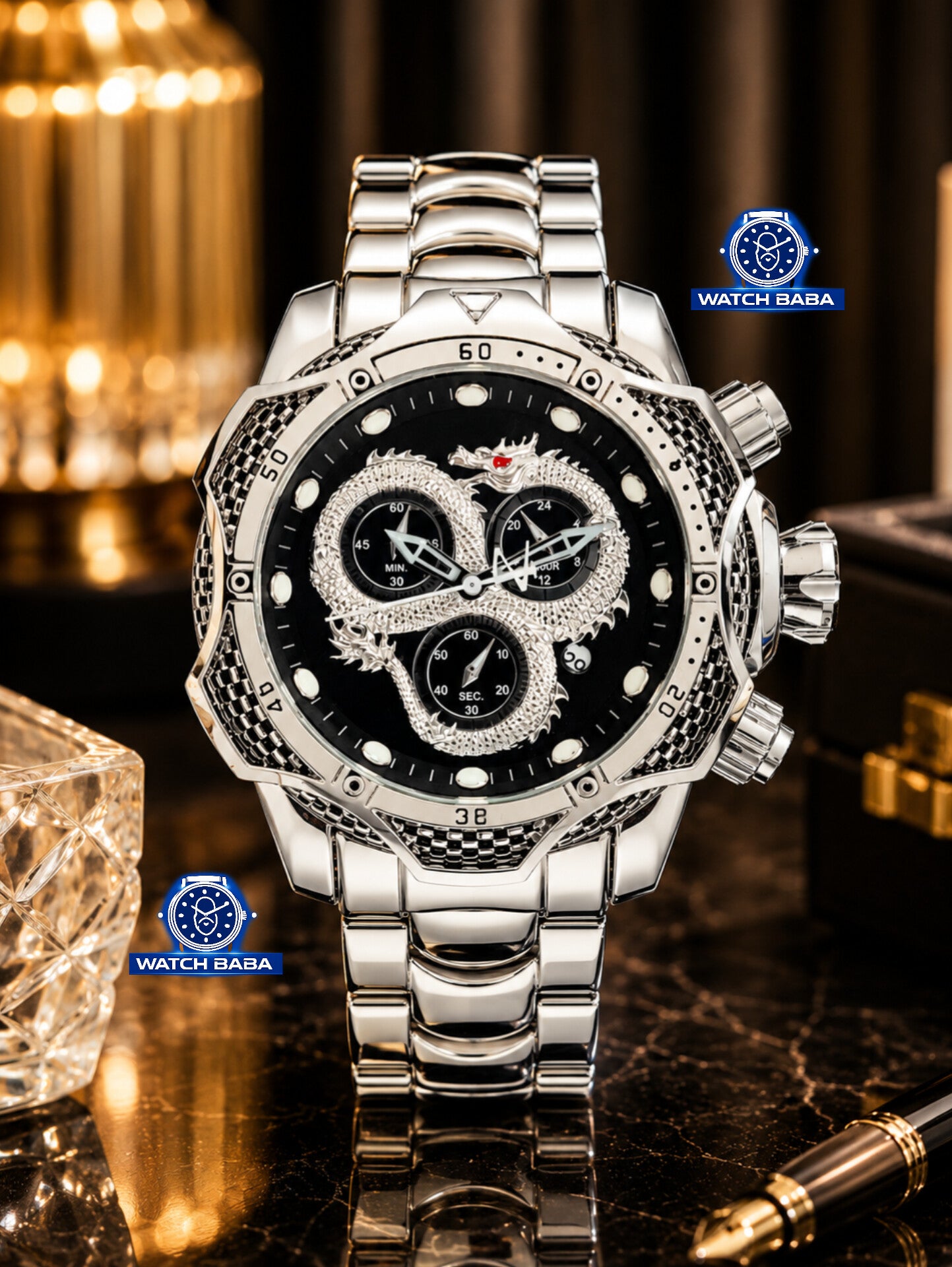 Dragon Watch Silver Edition (Dubai Imported)