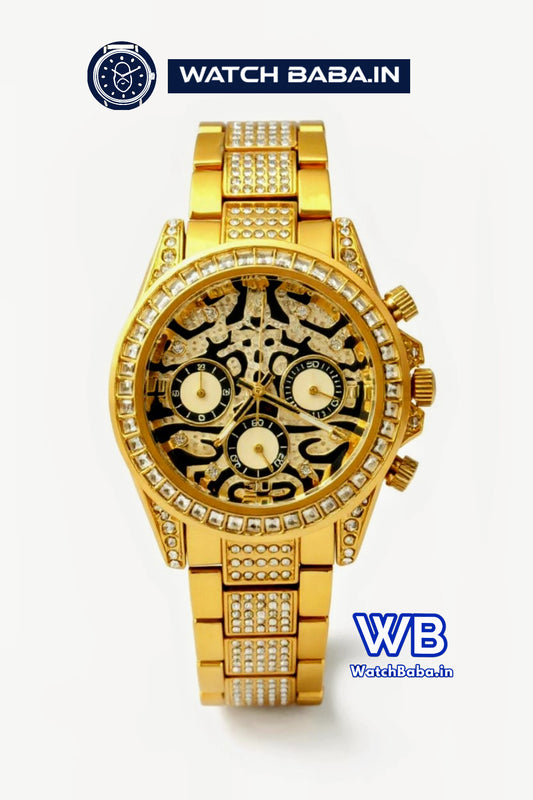 Watch Baba Tiger Eye Diamond Watch
